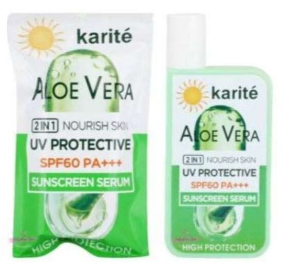 Cosmetología - Protector solar con aloe ​vera y filtro UV 60